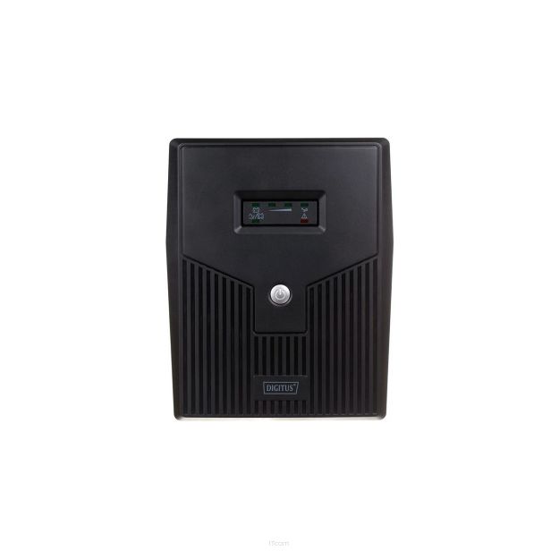 Zasilacz awaryjny UPS DIGITUS Line-Ineractive LED 2000VA/1200W, 2x12V/9Ah, AVR, 4x Schuko CEE 7/3, 2x RJ11, 1x USB 2.0 typ B