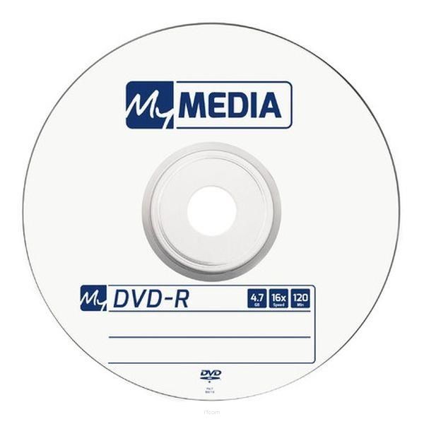 Płyty DVD-R MyMedia 16x 4.7GB Wrap (Spindle 10)