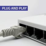 Switch niezarządzalny Qoltec przełącznik sieciowy 5 x port RJ45 | 100Mbps | Fast Ethernet | LAN - 6