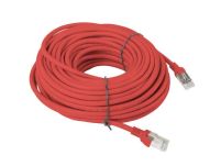 Patchcord Lanberg UTP kat.5e 30m czerwony fluke passed - 2