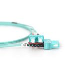 Kabel krosowy (patchcord) DIGITUS światłowodowy SC/SC, dplx, MM 50/125, OM3, LSOH, 3m, turkusowy - 2