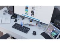 Klawiatura bezprzewodowa Natec Felimare US Bluetooth + 2.4GHz, slim uchwyt na telefon/tablet czarna - 6