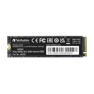 Dysk SSD Verbatim Vi3000 2TB M.2 2280 PCIe Gen3 NVME (3100/2200 MB/s)