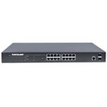 Switch zarządzalny Intellinet 16x 10/100/1000 Mbps PoE+ 220W + 2x SFP VLAN - 3