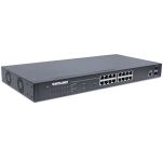 Switch zarządzalny Intellinet 16x 10/100/1000 Mbps PoE+ 220W + 2x SFP VLAN - 2