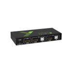 Przełącznik KVM Techly 2-portowy HDMI/USB 2x1 z Audio 4K 30Hz - 3