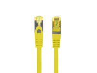 Patchcord Lanberg S/FTP kat.6A 5m LSZH CU fluke passed żółty - 2