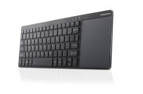 Klawiatura bezprzewodowa Modecom MC-TPK1 z touchpadem czarna - 2