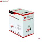 Kabel instalacyjny TechlyPro skrętka Cat6 UTP 4x2 drut CCA 305m, szary - 4