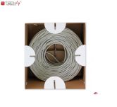 Kabel instalacyjny TechlyPro skrętka Cat6 UTP 4x2 drut CCA 305m, szary - 5