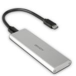 Obudowa na dysk LINDY M.2 SATA - USB-C 3.2 Gen2 srebrna - 4