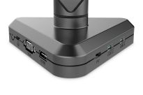 Ramię biurkowe pojedyńcze z zaciskiem DIGITUS 1xLCD z sprężyną gazową i zintegrawaną stacją dokującą max. 30