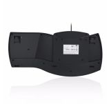 Klawiatura przewodowa Perixx PERIBOARD-512 Classic Ergonomic, czarna - 4