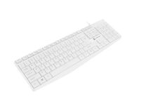 Klawiatura przewodowa Natec Nautilus US slim biała - 2