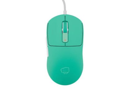 Mysz przewodowa Fury Tanto T4 RGB dla graczy 12000 DPI programowalna miętowa