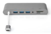 Stacja dokująca DIGITUS USB Typ C 11-portów Dual Monitor 4K 30Hz PD 2.0 - 2