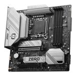 Płyta MSI B760M PROJECT ZERO /B760/DDR5/SATA3/M.2/USB3.2/WiFi/BT/PCIe5.0/s.1700/mATX - 2