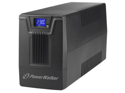 Zasilacz awaryjny UPS Power Walker Line-Interactive 600VA SCL 2x Schuko 230V RJ11/45 In/Out USB LCD