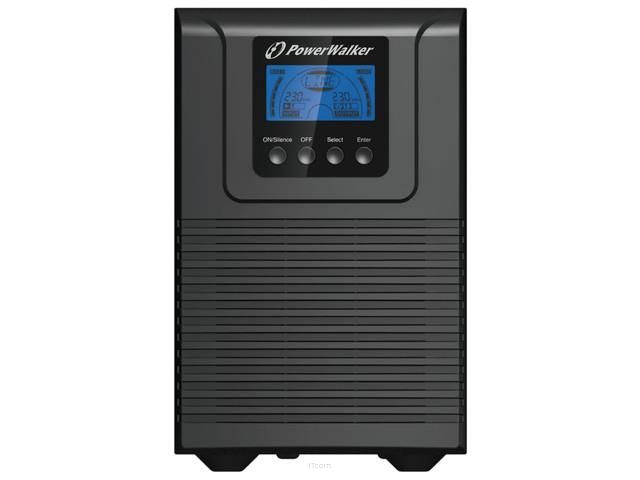 Zasilacz awaryjny UPS Power Walker On-Line 1000VA TGB 4x IEC Out, USB/RS-232, LCD, Tower, EPO