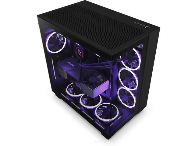 Obudowa NZXT H9 Flow Midi Tower czarna z oknem