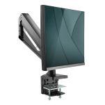 Ramię biurkowe pojedyńcze z zaciskiem DIGITUS 1xLCD z sprężyną gazową max. 35
