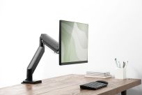 Ramię biurkowe pojedyńcze z zaciskiem DIGITUS 1xLCD z sprężyną gazową max. 35