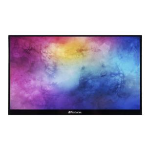 Monitor przenośny dotykowy Verbatim 14" PMT-14 Portable Touch HDMI USB 2.0 2xUSB-C