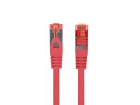Patchcord Lanberg S/FTP kat.6 0,5m LSZH CU fluke passed czerwony - 2