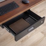Szuflada ergonomiczna podbiurkowa na kluczyk Maclean MC-461 organizer czarna max 5kg - 3
