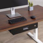 Szuflada ergonomiczna podbiurkowa na kluczyk Maclean organizer czarna max 5kg MC-461 - 5