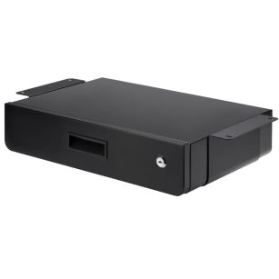 Szuflada ergonomiczna podbiurkowa na kluczyk Maclean MC-461 organizer czarna max 5kg