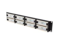 Patch panel Lanberg PPU6-2048-B 48 port 2U 19