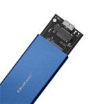 Obudowa/kieszeń Qoltec na dysk M.2 SSD | SATA | NGFF | USB 3.0 | Super speed 5Gb/s | 2TB | Niebieski - 8