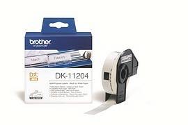 Brother DK-11204 DK11204 etyk. 17mm*54mm 400 szt.