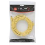 PatchCord Techly Cat.5e UTP CCA 0,5. żółty - 4