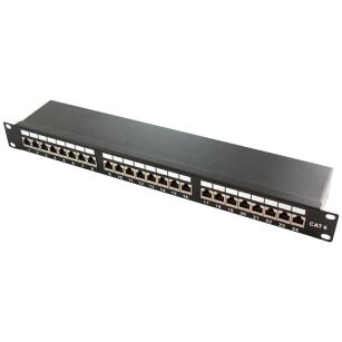 Patch panel LogiLink NP0048 19" 24x RJ45 kat.6 ekranowany