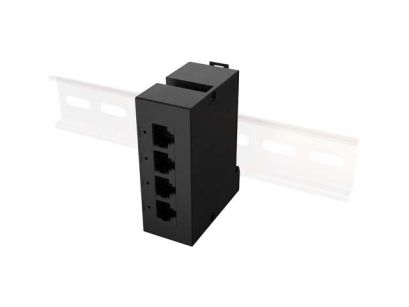 Switch niezarządzalny Lanberg 1xIN 3xOUT 100Mb PoE Extender Fast Ethernet DIN Rail 30W