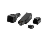 Wtyk sieciowy Lanberg beznarzędziowy RJ-45 8P8C kat. 6 UTP - 2