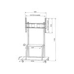Stojak mobilny Techly 55