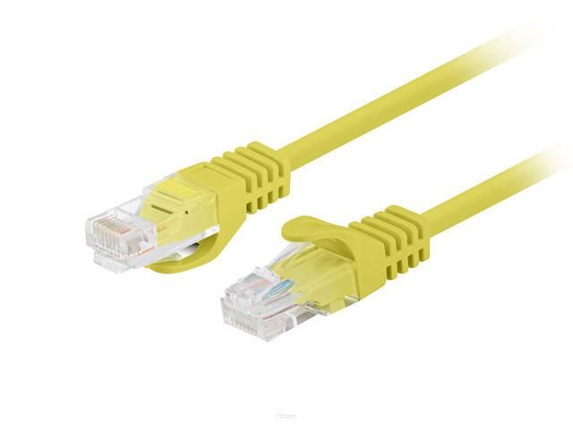 Patchcord Lanberg UTP kat.6 7,5m żółty