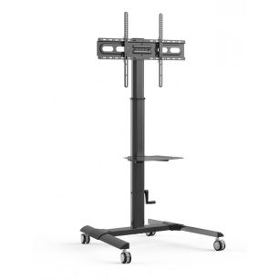 Stojak mobilny Techly 32"-70", 40kg regulowany z półką