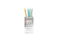 Wtyk sieciowy Lanberg PLU-6020EZ RJ-45 8P8C kat. 6 UTP przelotowy 20 sztuk - 3