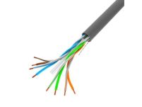 Kabel LAN Lanberg UTP Kat.6 100m drut CU szary CPR + Fluke passed - 2