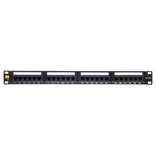 Patch panel 19'' Netrack 1U, 24-porty kat. 5e UTP, z półką