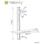 Uchwyt ścienny Techly do monitora 15-27
