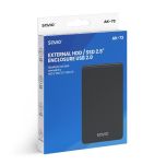 Obudowa na dysk zewnętrzny Savio AK-73 HDD/SDD 2,5' USB 2.0 - 4