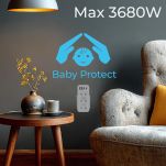 Gniazdko prądowe x3 + 4xUSB Maclean MCE248 F/W, rozgałęźnik z 3 gniazdami, 2xUSB A, 2xUSB C PD 20W, 1x16A + 2x6A - 13