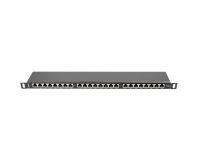 Patch panel Lanberg PPS6-0024-B 24 port 0.5U kat.6 ekranowany czarny - 3
