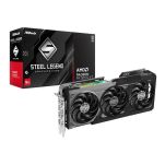 Karta VGA ASRock Radeon RX 9070 XT Steel Legend Dark 16GB GDDR6 256bit HDMI+3xDP PCIe5.0 - 6