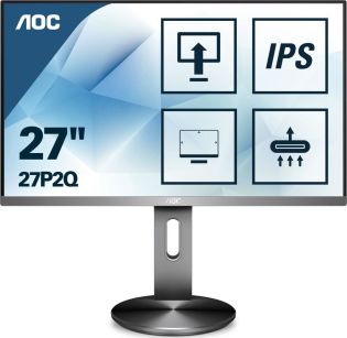 Monitor AOC 27" 27P2Q VGA DVI HDMI DP 4xUSB 3.1 głośniki